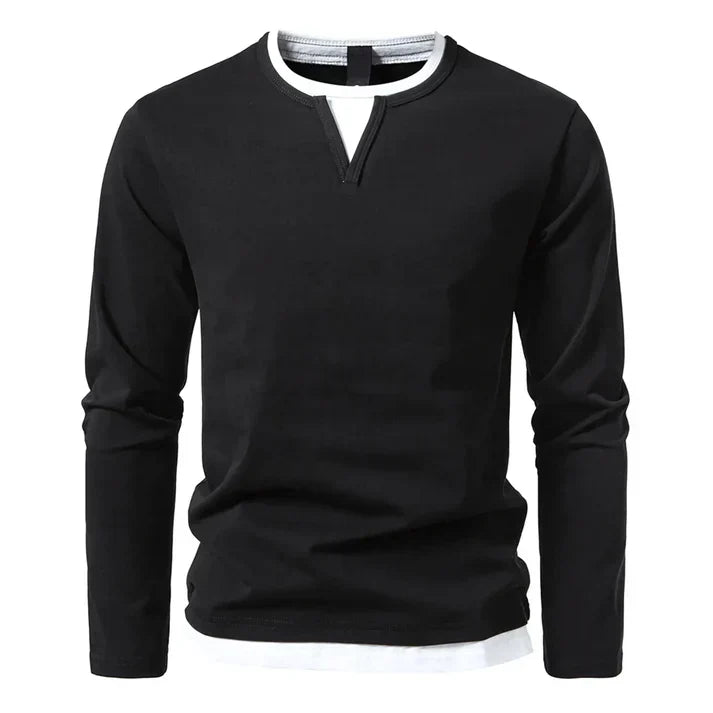 Lenoir™ | Premium Long Sleeve Combed Cotton T-shirt