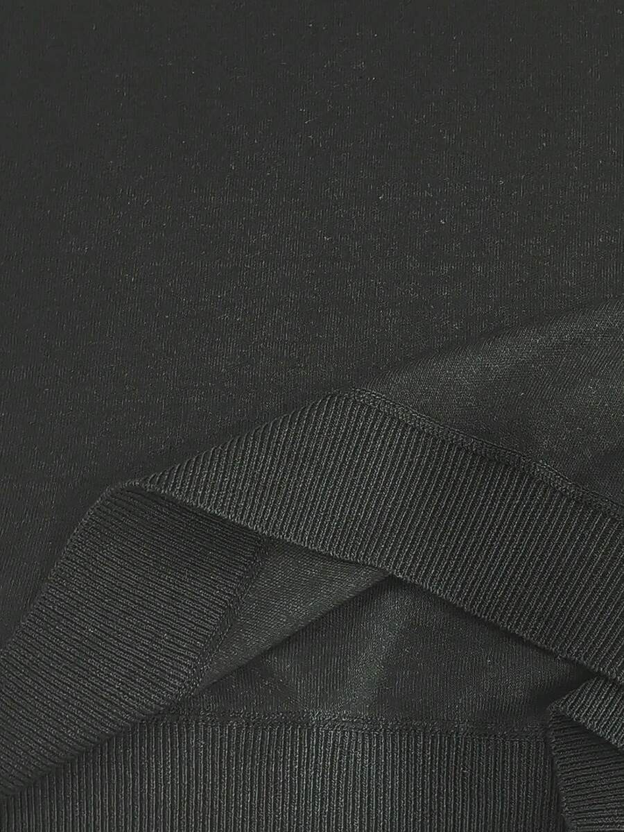 RONVE Striped Knit Half-Zip