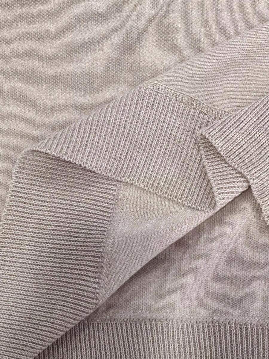 RONVE Striped Knit Half-Zip