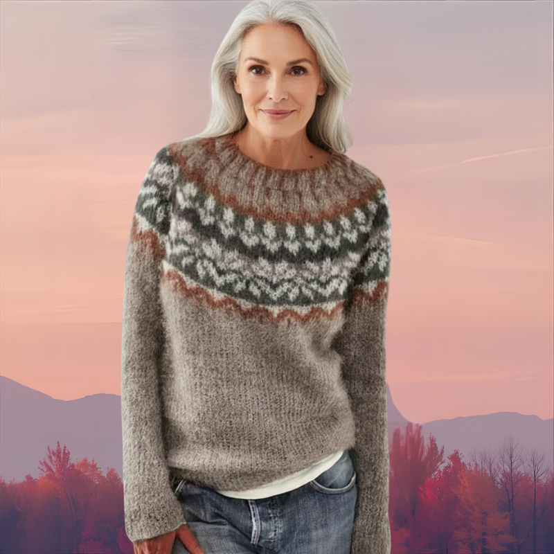 Chloe™ - Cozy Retro Sweater