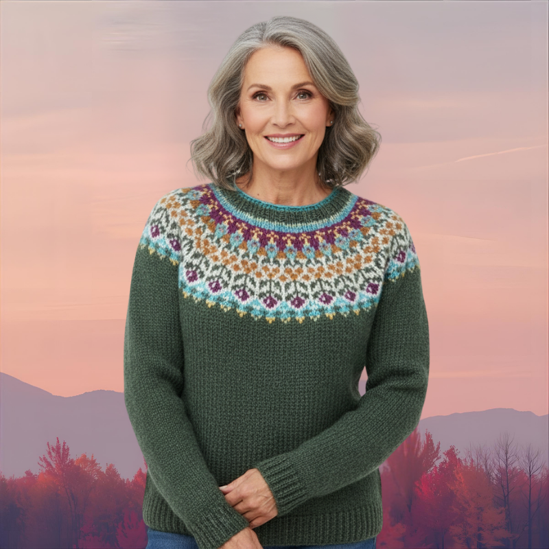Silvana™ - Cozy Retro Sweater