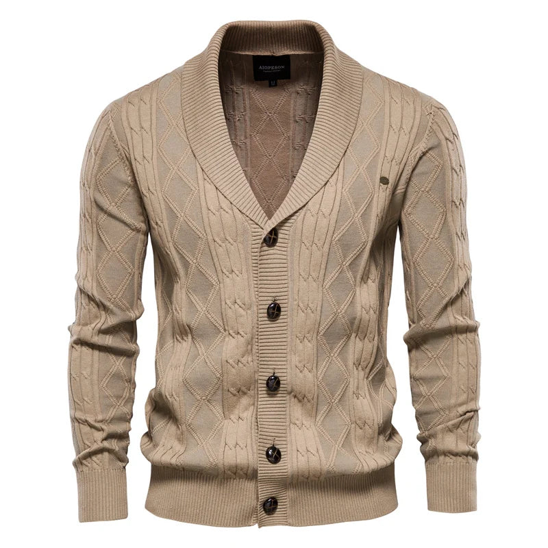 Lenoir™ | Men’s Cardigan with Button Closure