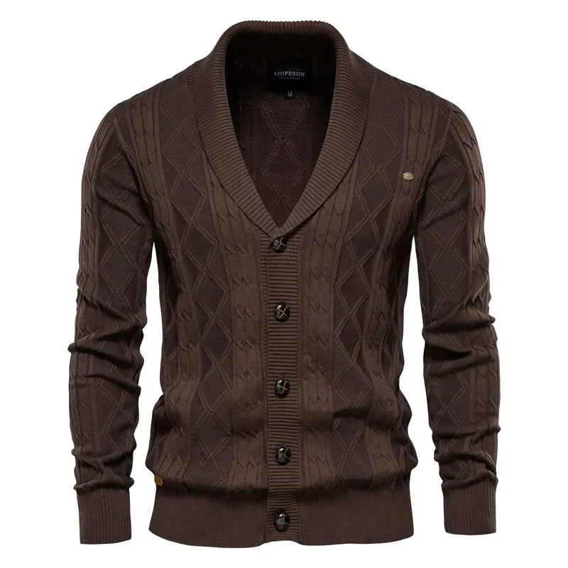 Lenoir™ | Men’s Cardigan with Button Closure