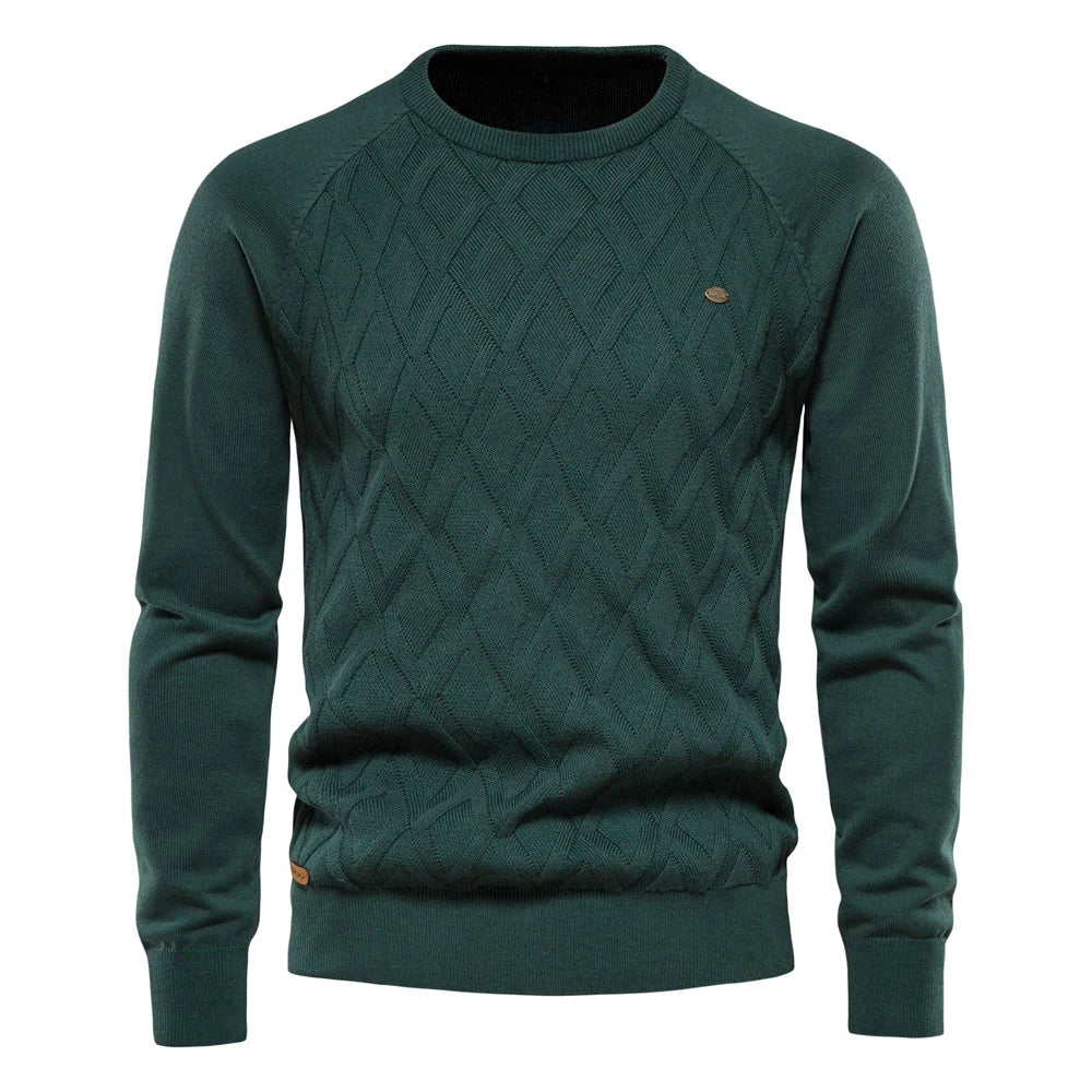 Lenoir™ | Men's Pullover with Plaid Pattern