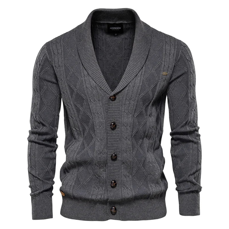 Lenoir™ | Men’s Cardigan with Button Closure