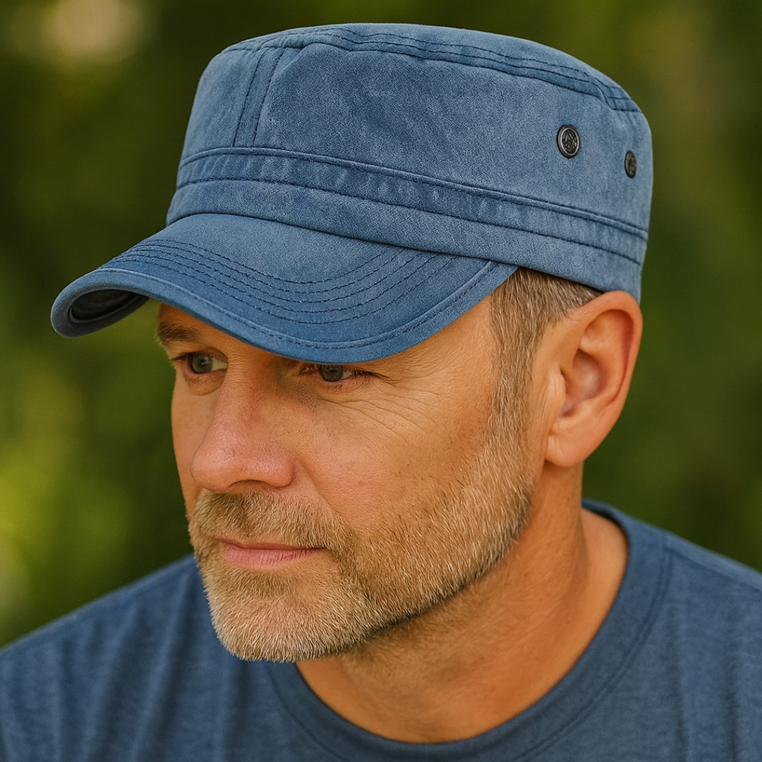 Dean | Robust vintage cap (Stone Blue)