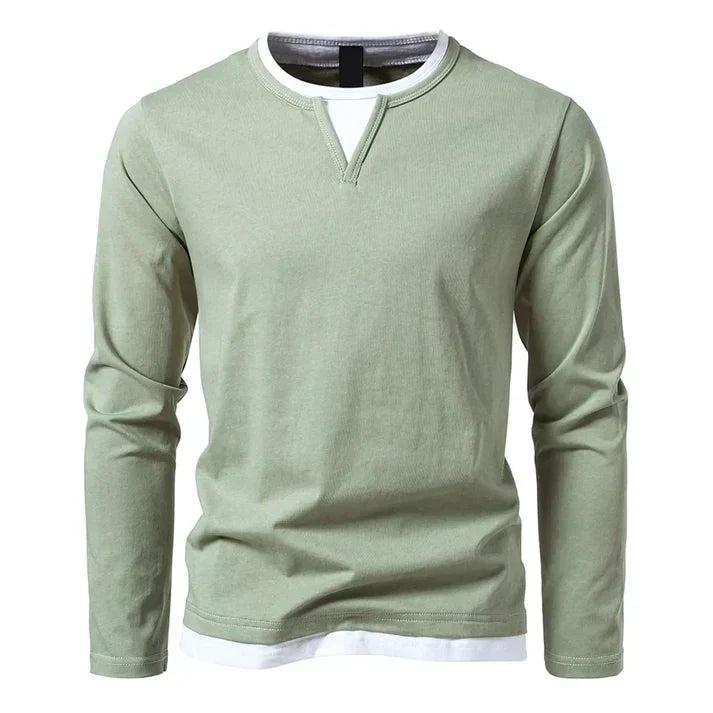 Lenoir™ | Premium Long Sleeve Combed Cotton T-shirt