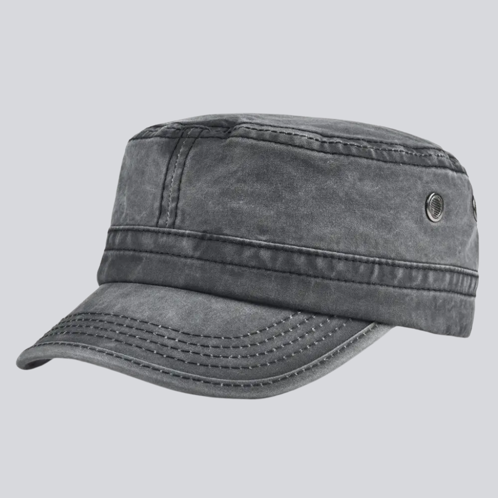 Connor | Robust vintage cap (Charcoal Gray)
