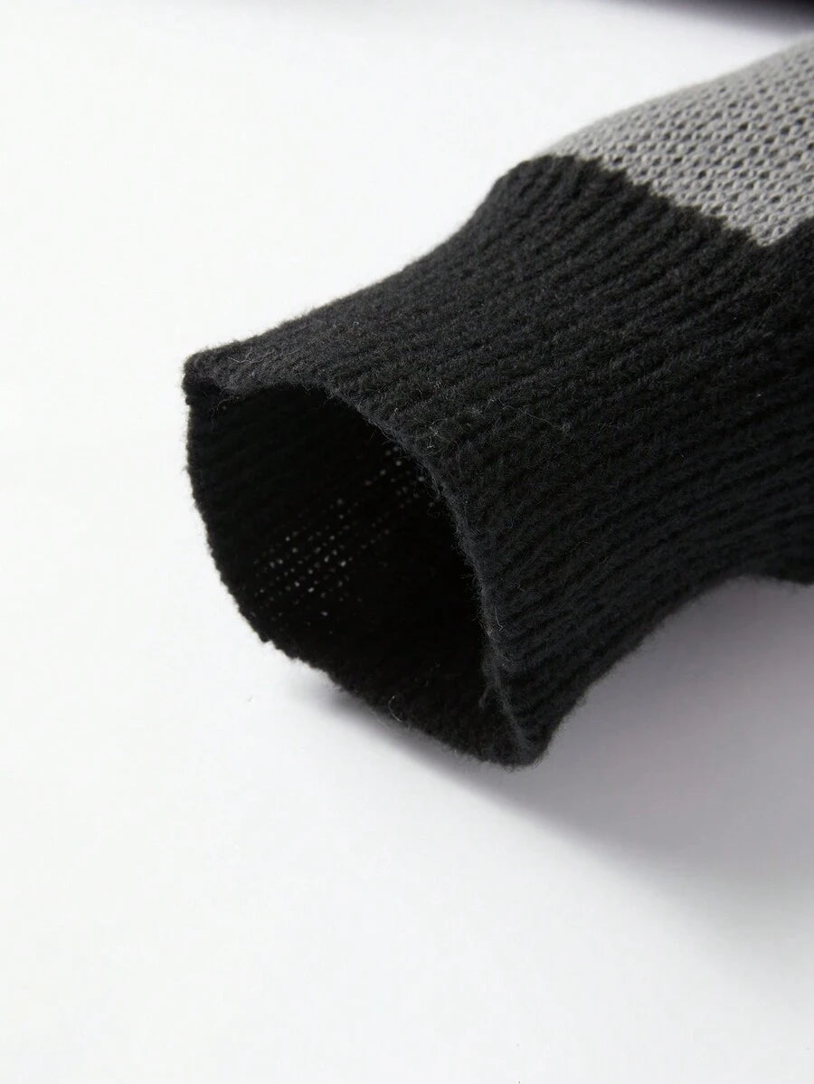 Manfinity Hypemode Casual men's sweater with Round neck, Long Sleeves, and Graphic detail