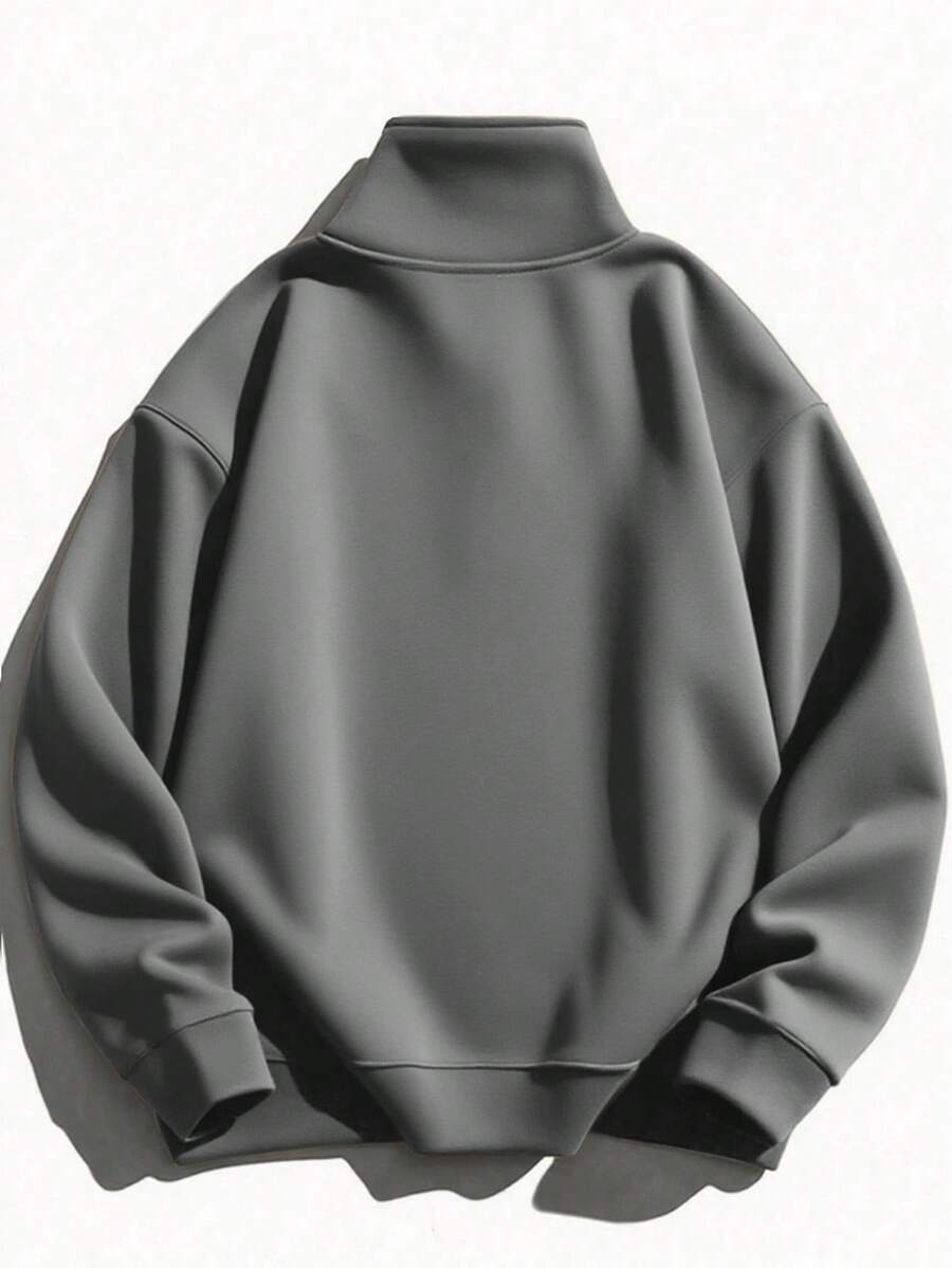 Dylan Solid Casual Zip Sweatshirt