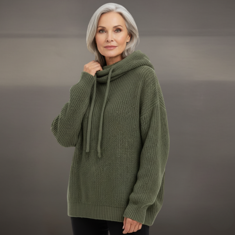 Elvire™ | Cozy Hooded Pullover Style