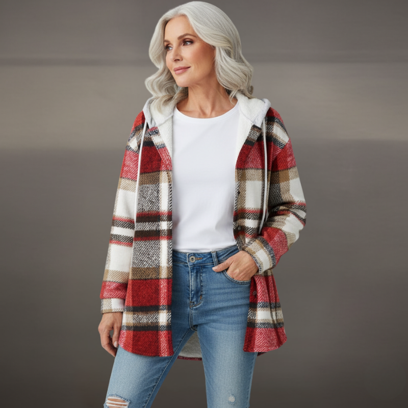 Martina™ | Women's Mesh Button Placket Jacket