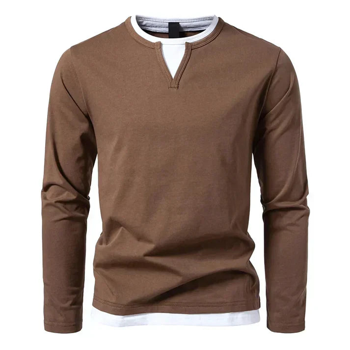 Lenoir™ | Premium Long Sleeve Combed Cotton T-shirt