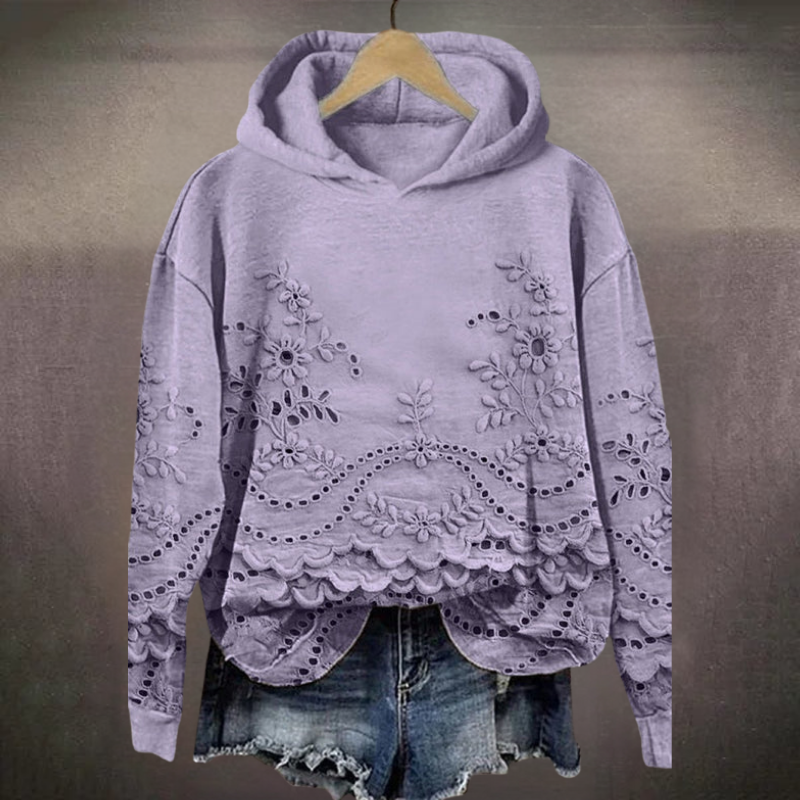 Serena™ Floral Lace Hoodie