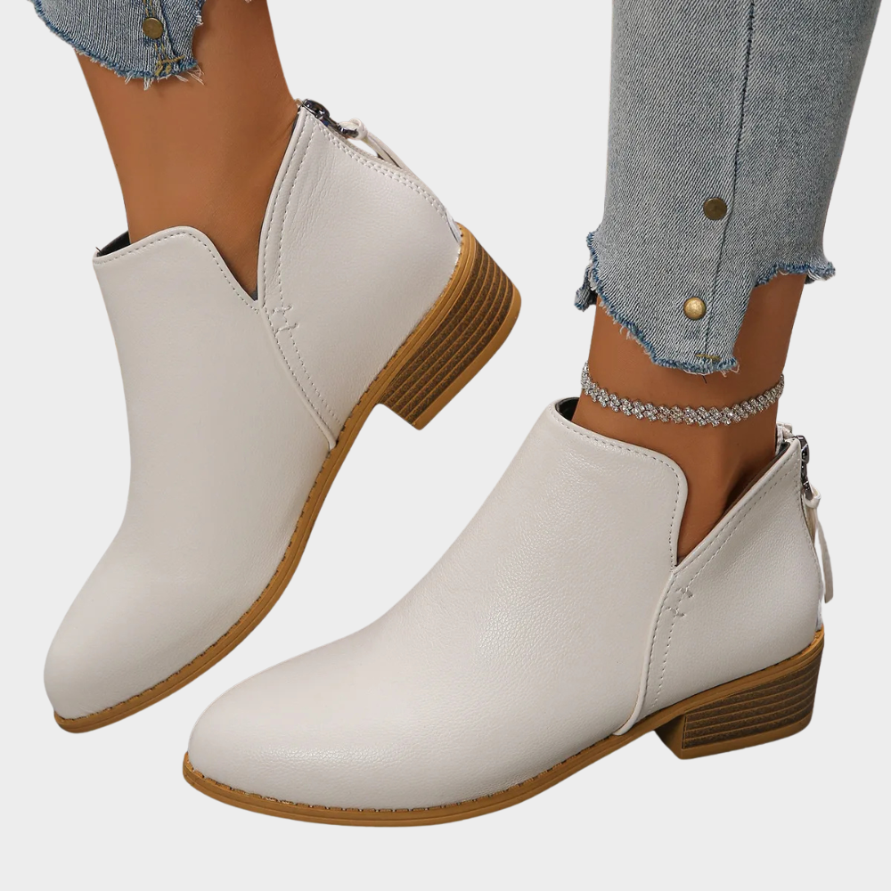 Oakley | Low Heel Ankle Boots