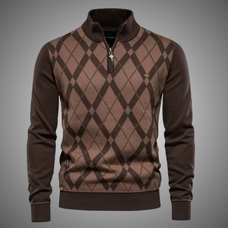 Lenoir™ | Men's Zip Collar Sweater