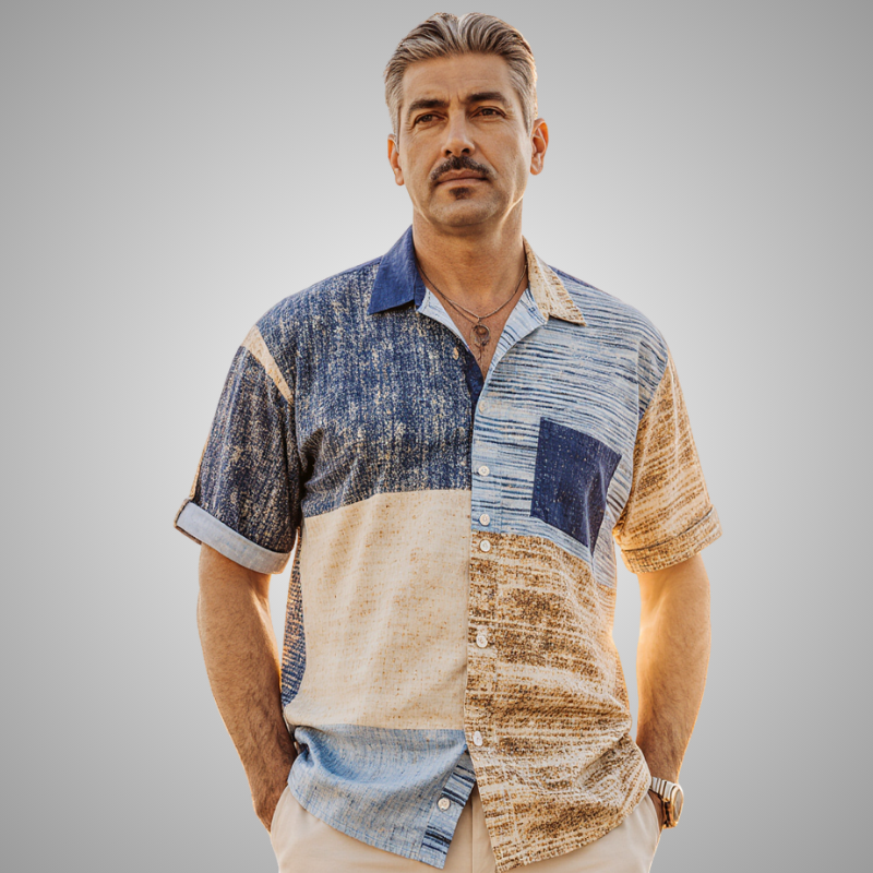 Simon | Vintage Patchwork Shirt