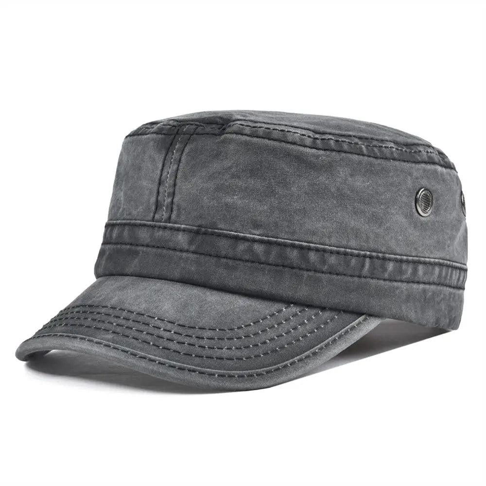Connor | Robust vintage cap (Charcoal Gray)
