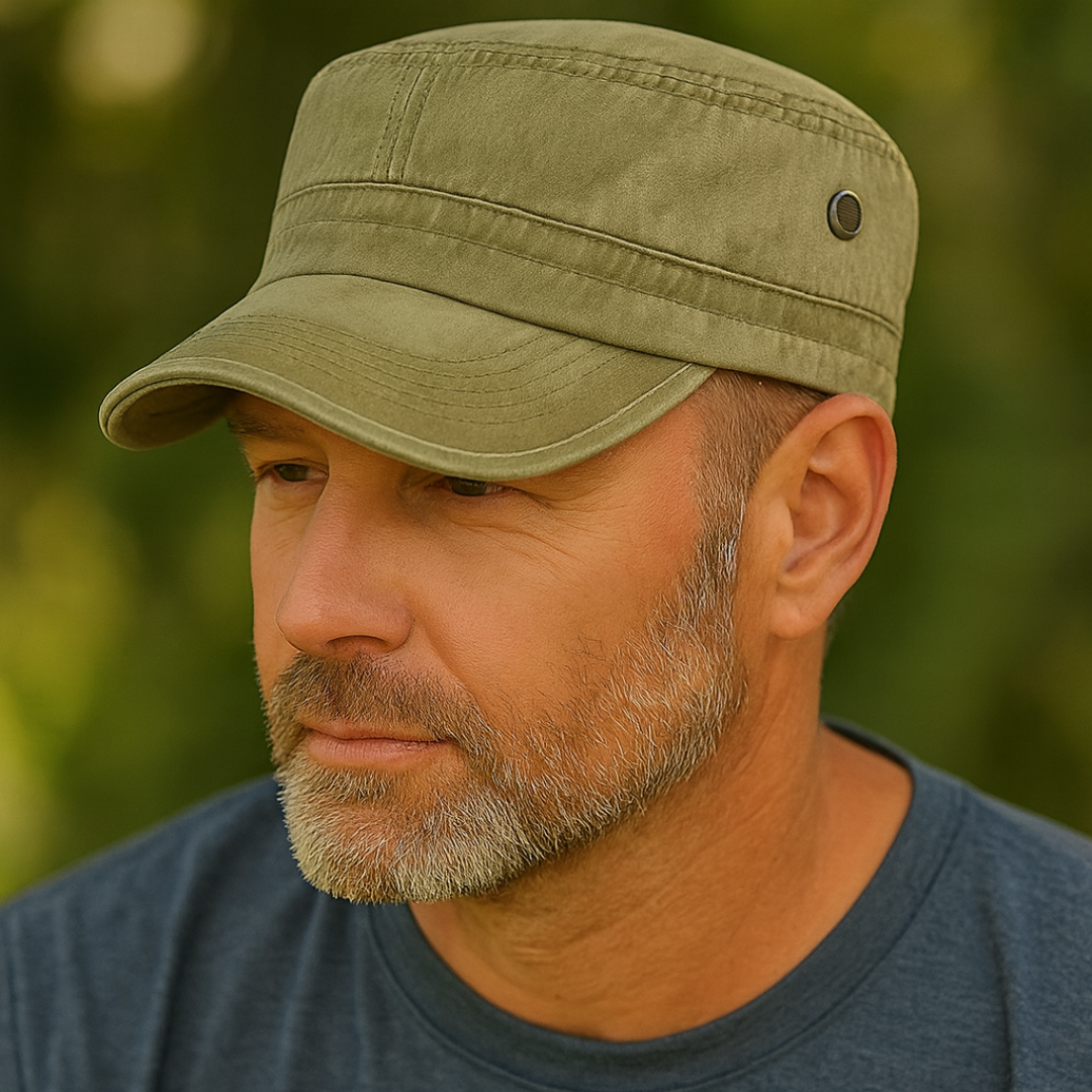 Scott | Robust vintage cap (Khaki)