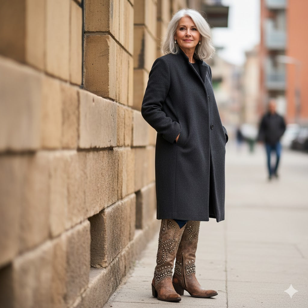 Monroe | Western Knee-High Boots