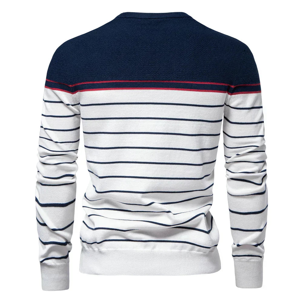 Lenoir™ | Men's Pullover with Striped Pattern