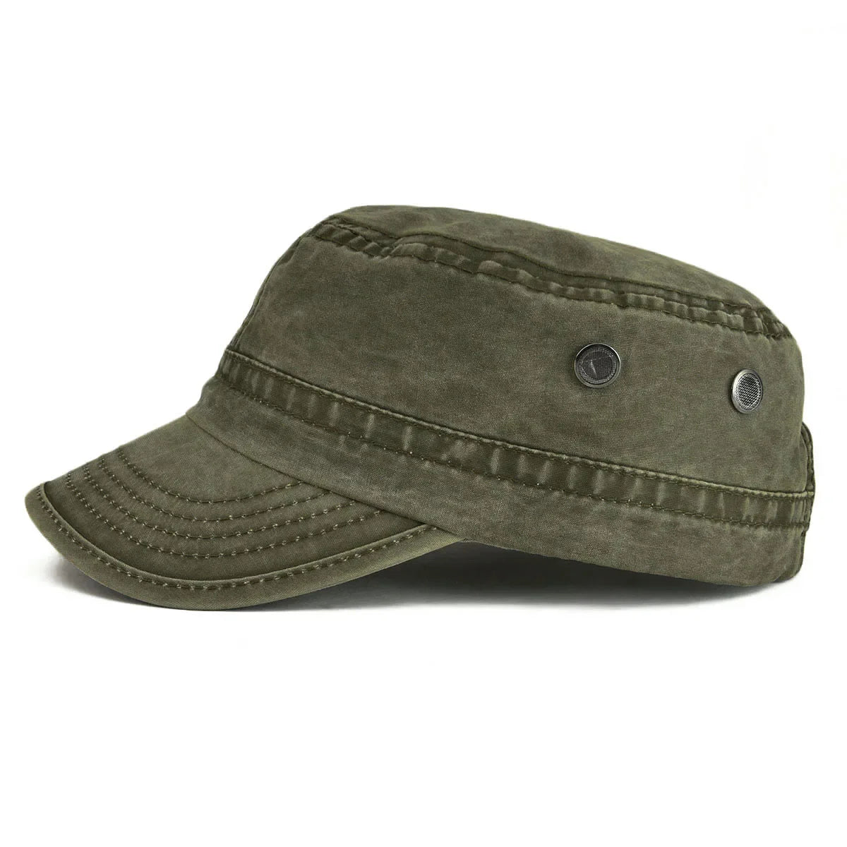 Jack | Robust vintage cap (Army Green)