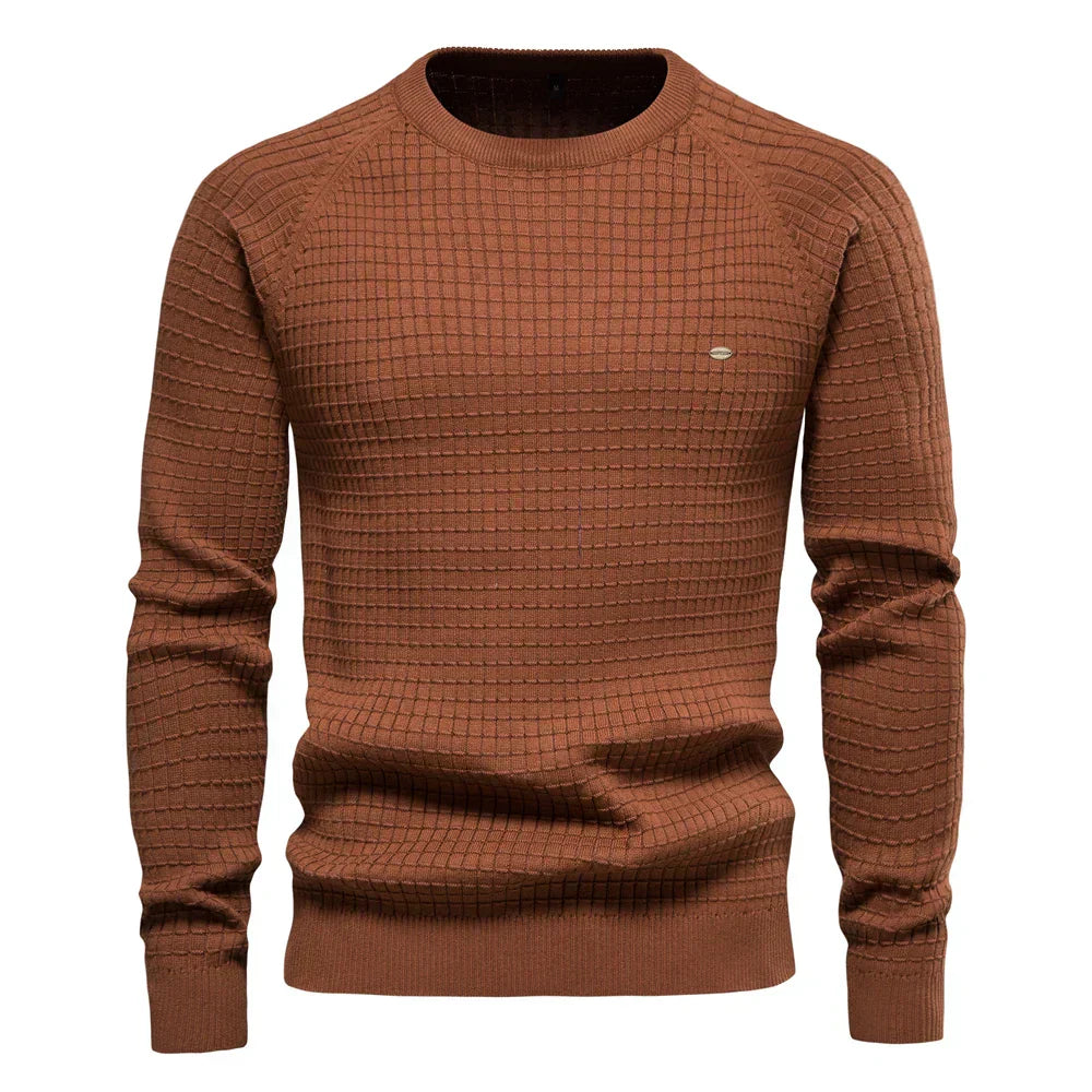 Lenoir™ | Men's Plaid Pattern Sweater