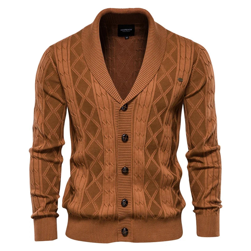 Lenoir™ | Men’s Cardigan with Button Closure