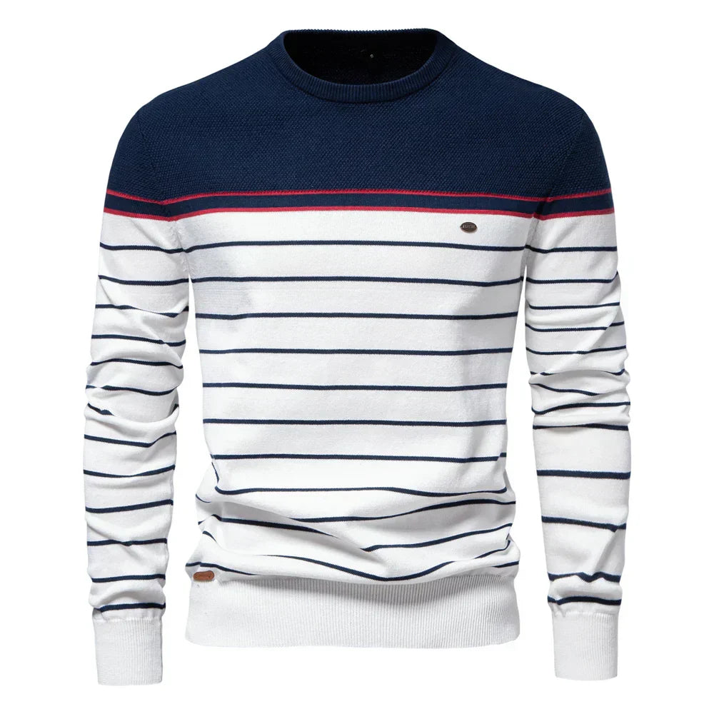 Lenoir™ | Men's Pullover with Striped Pattern