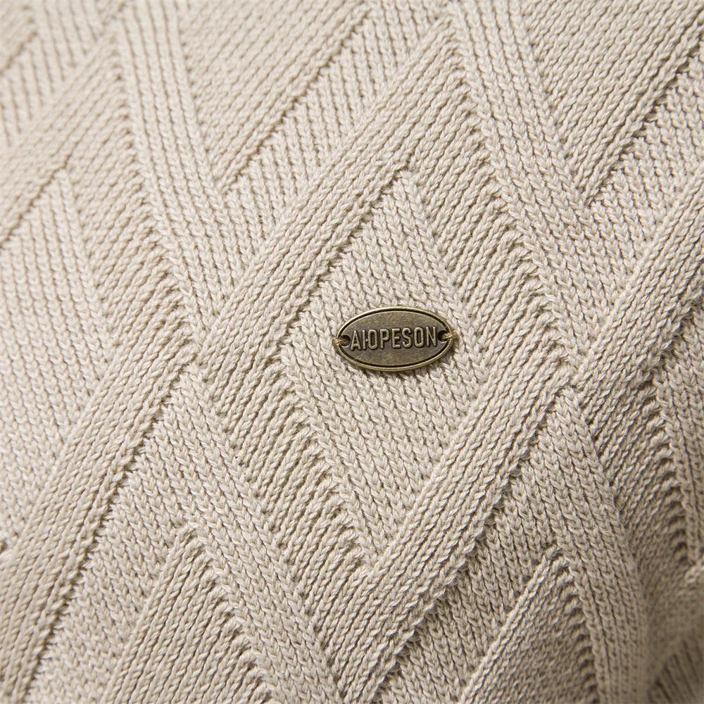 Lenoir™ | Men's Pullover with Plaid Pattern