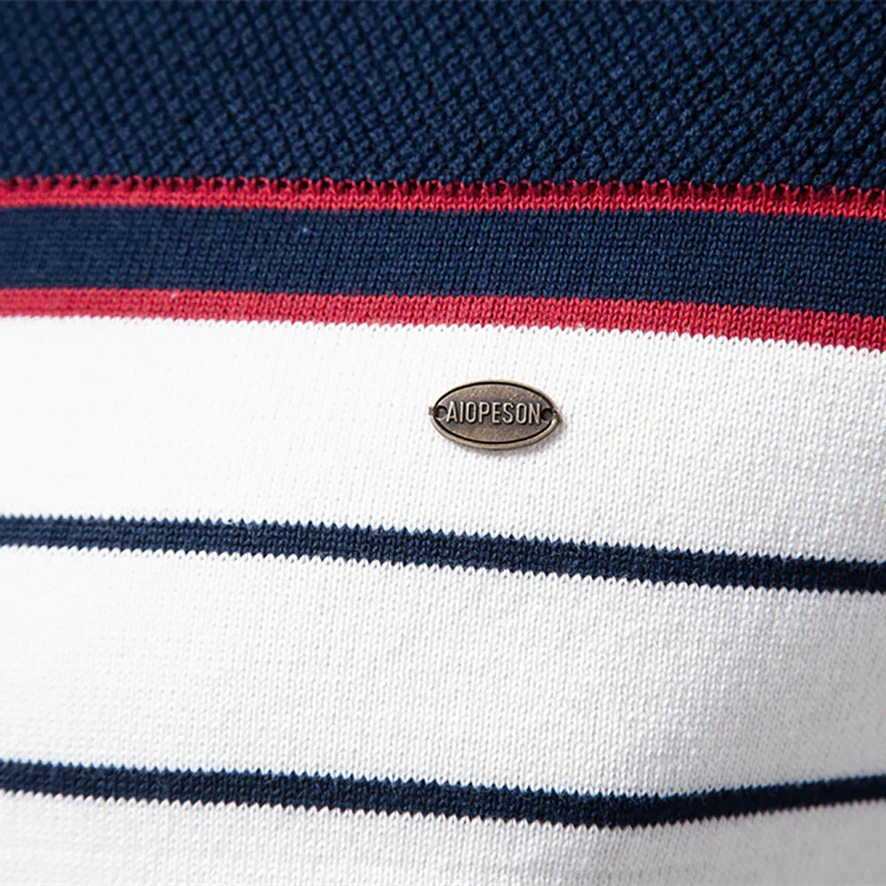Lenoir™ | Men's Pullover with Striped Pattern