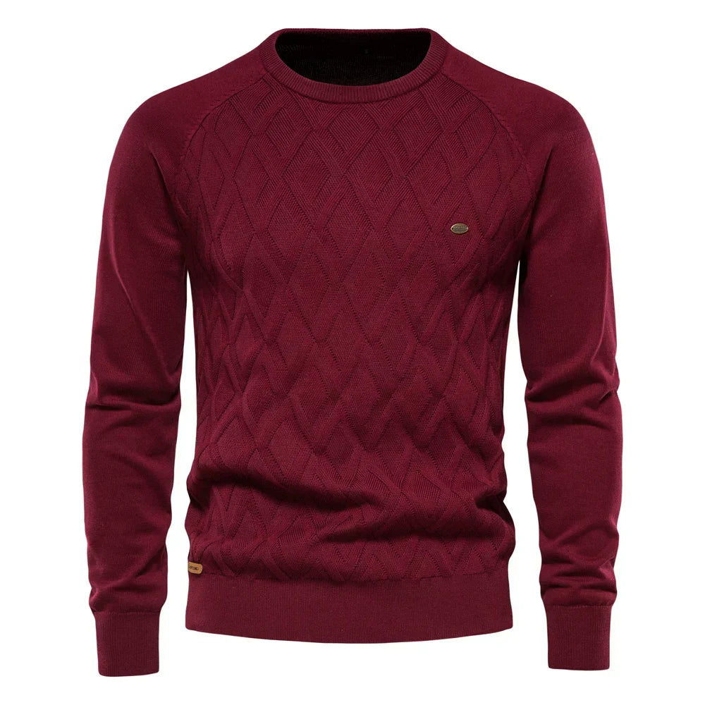 Lenoir™ | Men's Pullover with Plaid Pattern