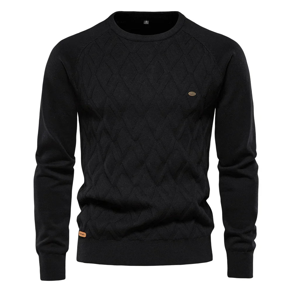Lenoir™ | Men's Pullover with Plaid Pattern