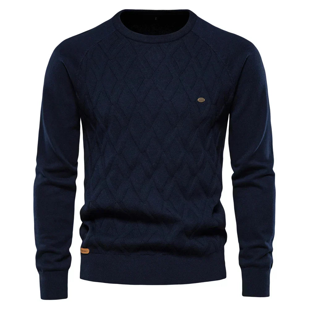 Lenoir™ | Men's Pullover with Plaid Pattern
