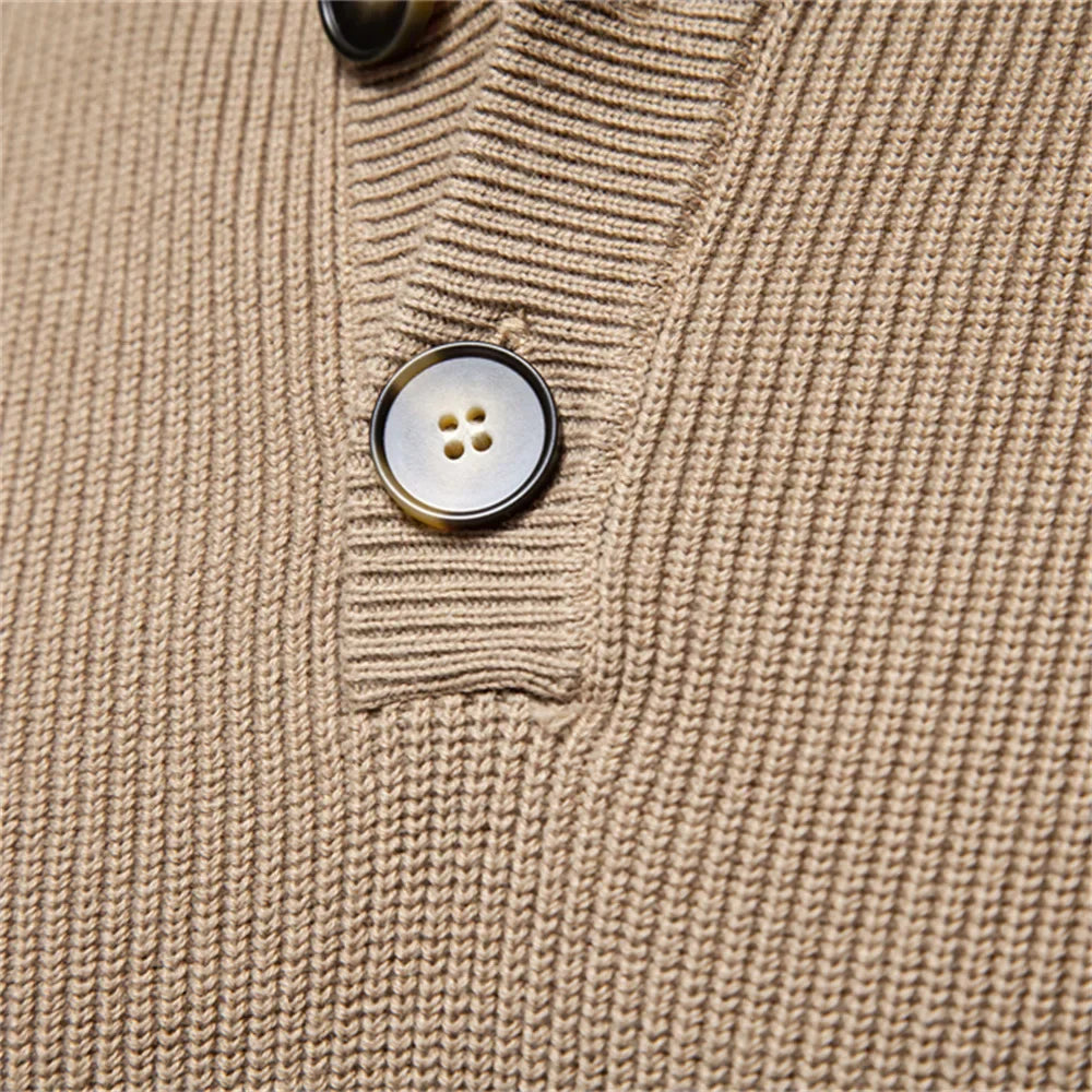 Lenoir™ | Men's Button Design Sweater