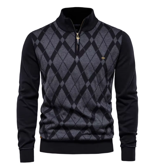 Lenoir™ | Men's Zip Collar Sweater