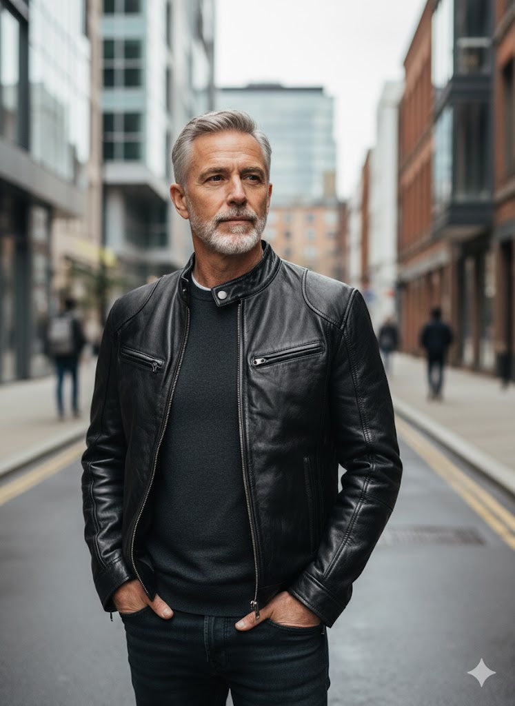 Victor | Casual Leather Jacket