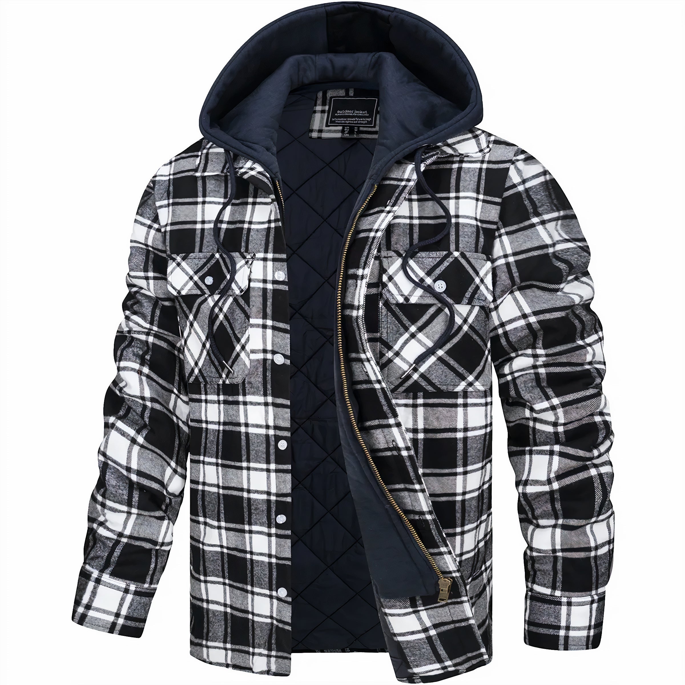 Bill | Quilted Hoodie
