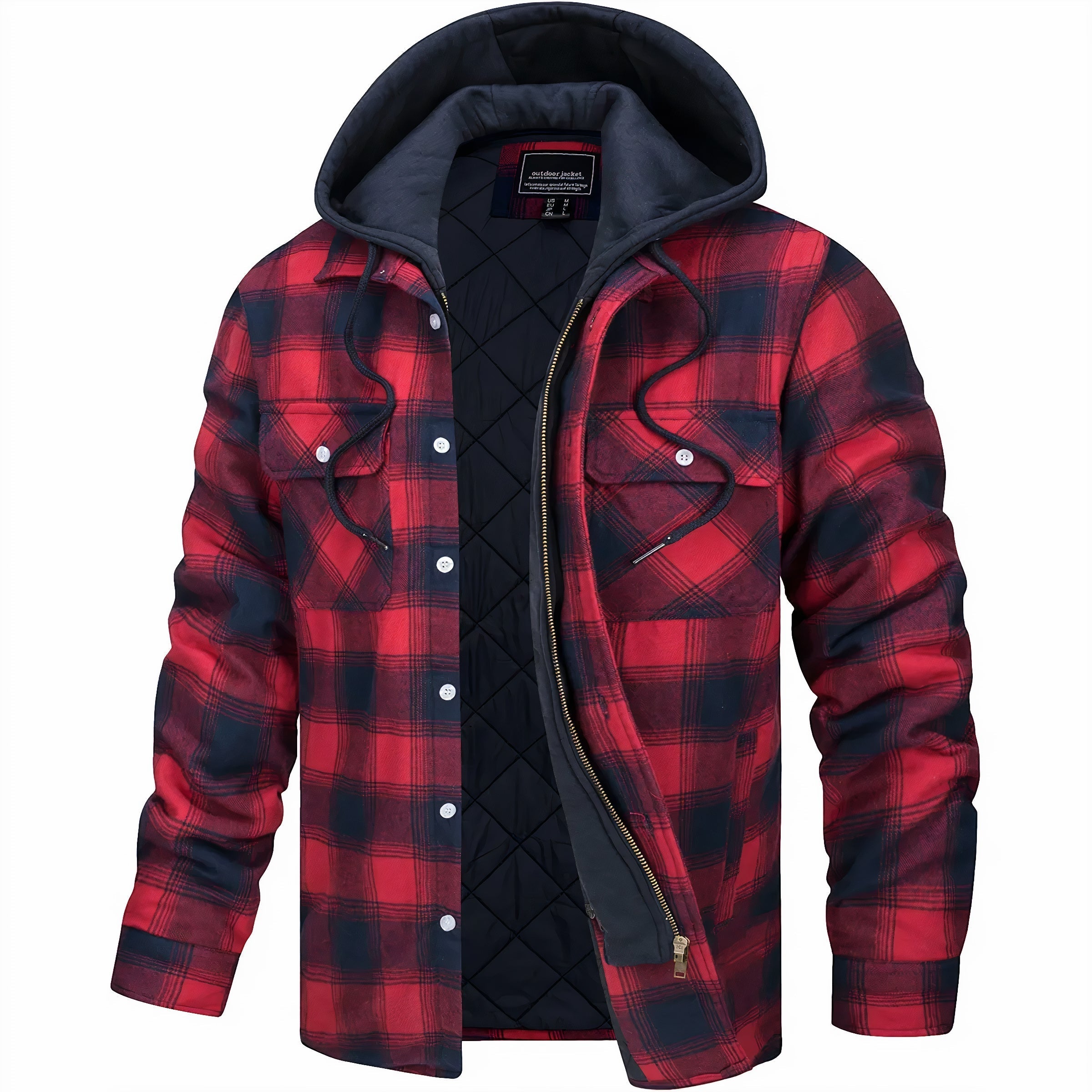 Bill | Quilted Hoodie